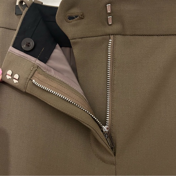 Aritzia Babaton Agency Pant High Waisted Straight Leg Wool Dress Pants - Picture 9 of 13